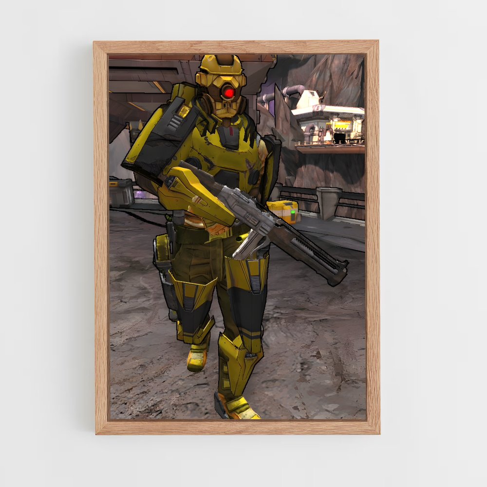 Poster Chasseur de Vault – affiche Borderlands (vue 4)
